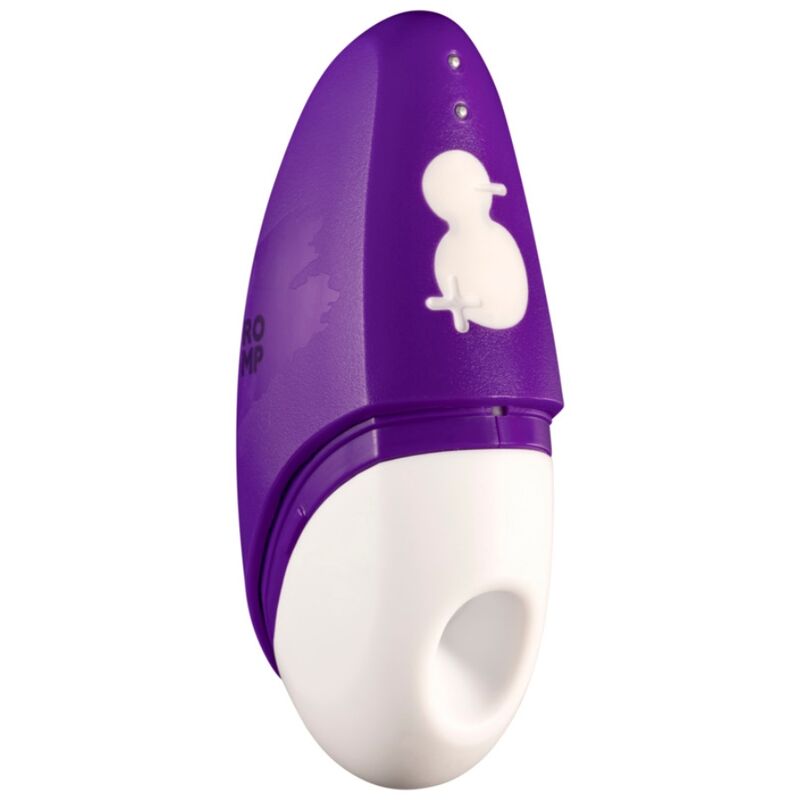 ROMP - FREE STIMOLATORE CLITORIDEO GRATUITO CON COPERCHIO, 10 LIVELLI, RICARICABILE, VIOLA