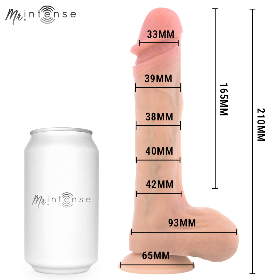 MR INTENSE - BRADLEY DILDO VIBRATORE CON EFFETTO CALORE E TELECOMANDO 21 CM -Ø- 4,2 CM - immagine 7