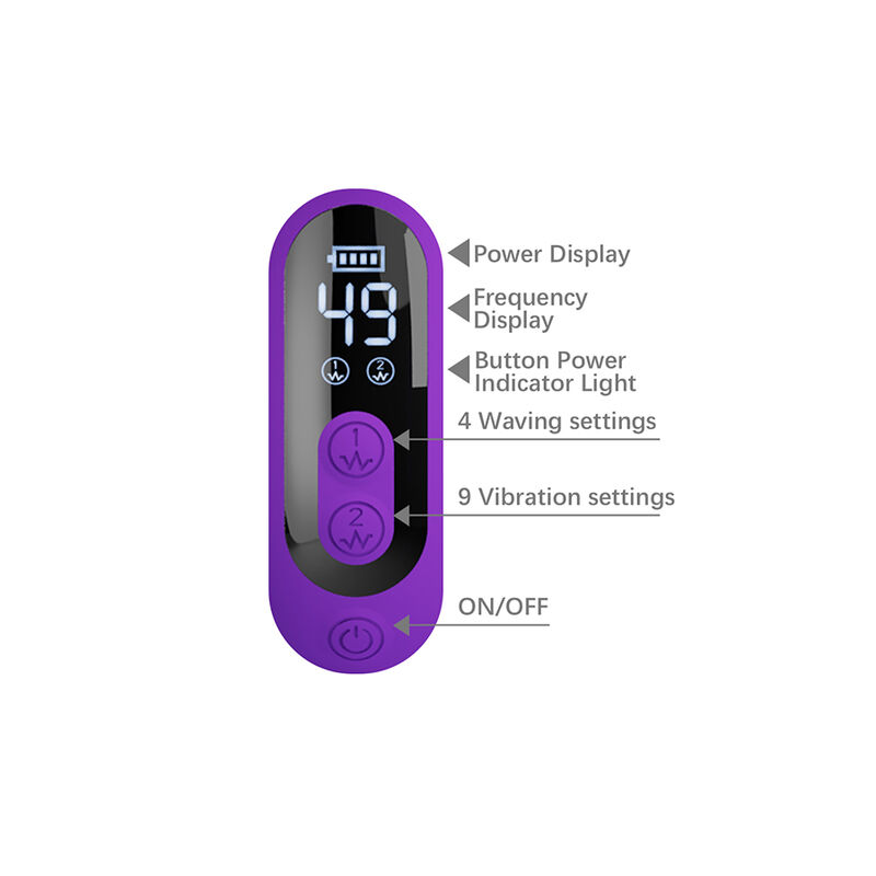PRETTY LOVE - VIBRATORE A CONIGLIO SABIEN CON STIMOLAZIONE A PERCUSSIONE E LED VIOLA - immagine 7
