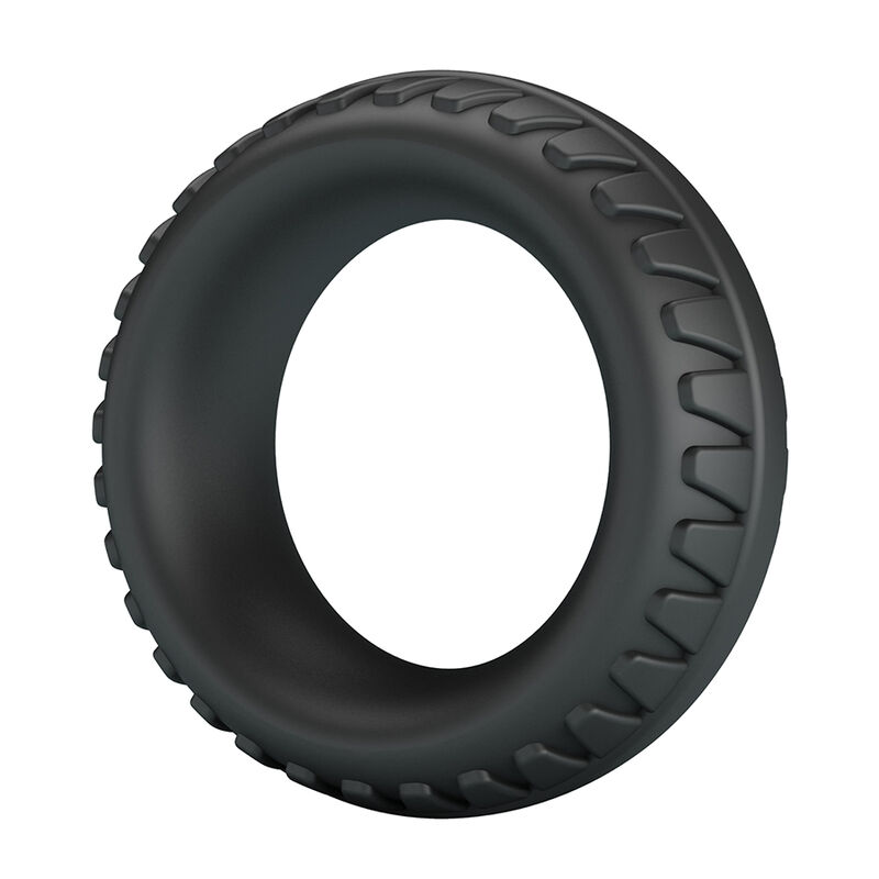 CRAZY BULL - ANELLO PER PENE IN SILICONE TESTURIZZATO MERRITT NERO - immagine 3