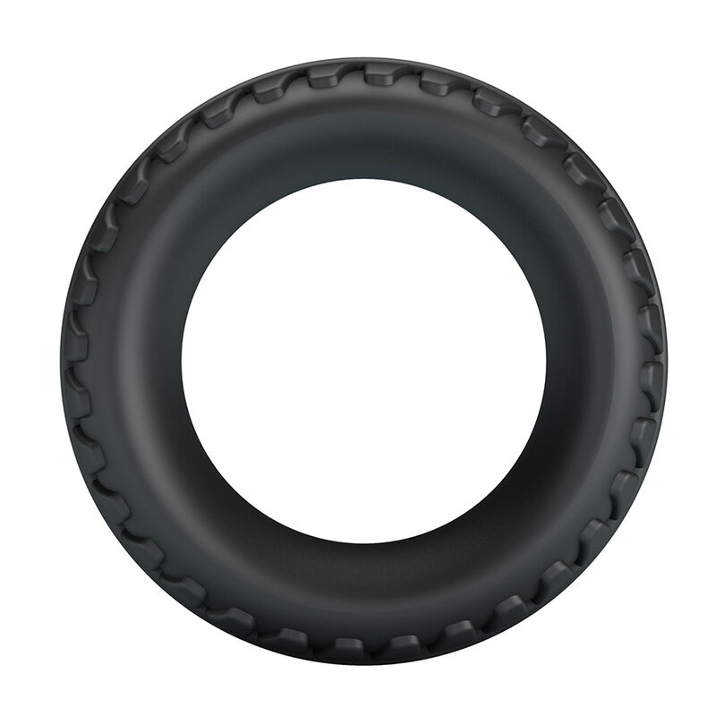 CRAZY BULL - ANELLO PER PENE IN SILICONE TESTURIZZATO MERRITT NERO - immagine 4