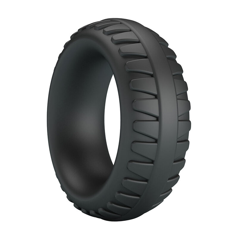 CRAZY BULL - ANELLO PER PENE IN SILICONE TESTURIZZATO MERRITT NERO - immagine 7