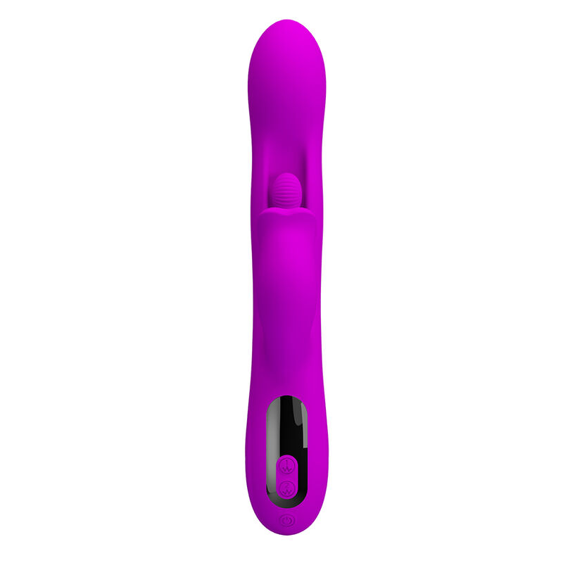 PRETTY LOVE - VIBRATORE OSCILLANTE YALANDA RABBIT CON DISPLAY LED VIOLA - immagine 2