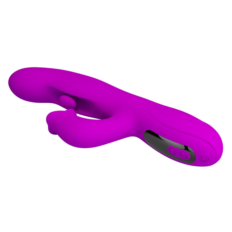 PRETTY LOVE - VIBRATORE OSCILLANTE YALANDA RABBIT CON DISPLAY LED VIOLA - immagine 7