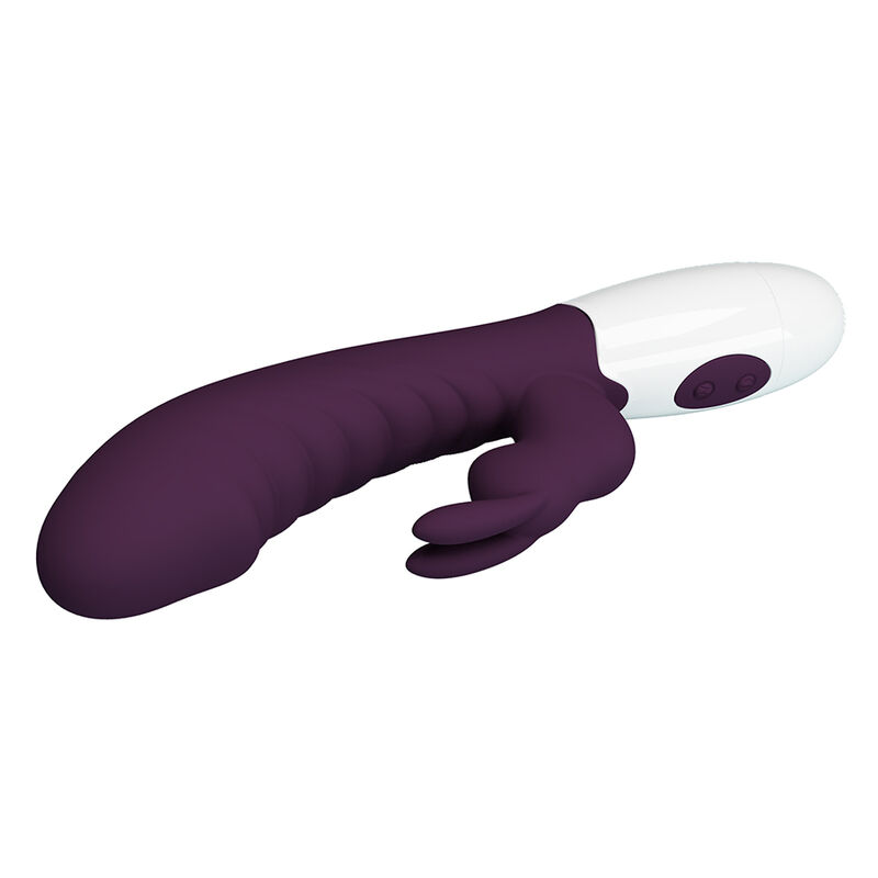 PRETTY LOVE - VIBRATORE A CONIGLIO NAUGHTY BUNNY A 30 FUNZIONI, VIOLA - immagine 3