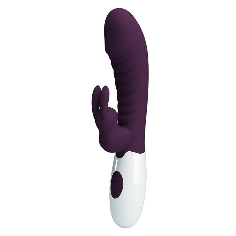 PRETTY LOVE - VIBRATORE A CONIGLIO NAUGHTY BUNNY A 30 FUNZIONI, VIOLA - immagine 4