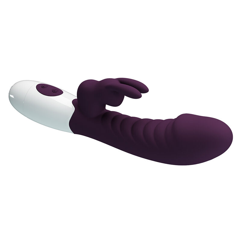 PRETTY LOVE - VIBRATORE A CONIGLIO NAUGHTY BUNNY A 30 FUNZIONI, VIOLA - immagine 9
