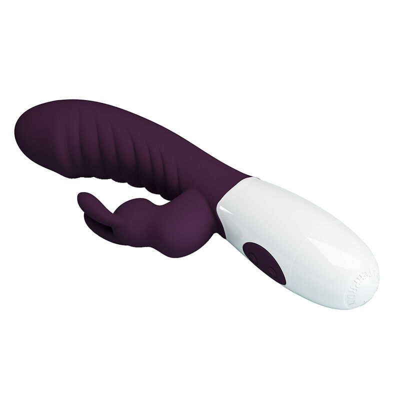 PRETTY LOVE - VIBRATORE A CONIGLIO NAUGHTY BUNNY A 30 FUNZIONI, VIOLA - immagine 11