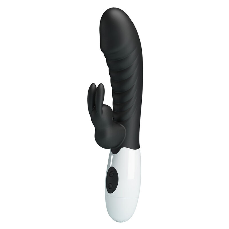 PRETTY LOVE - VIBRATORE A CONIGLIO NAUGHTY BUNNY CON 30 FUNZIONI NERO - immagine 2
