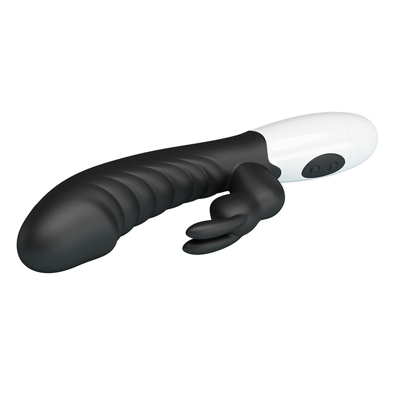 PRETTY LOVE - VIBRATORE A CONIGLIO NAUGHTY BUNNY CON 30 FUNZIONI NERO - immagine 5