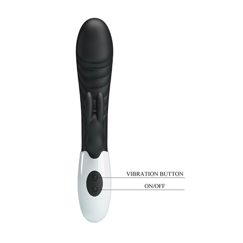 PRETTY LOVE - VIBRATORE A CONIGLIO NAUGHTY BUNNY CON 30 FUNZIONI NERO - immagine 7