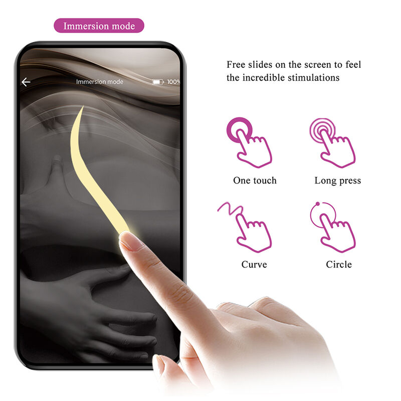 PRETTY LOVE - VIBRATORE A UOVO KLAY CON SPINTA, CONTROLLO TRAMITE APP, VIOLA - immagine 15