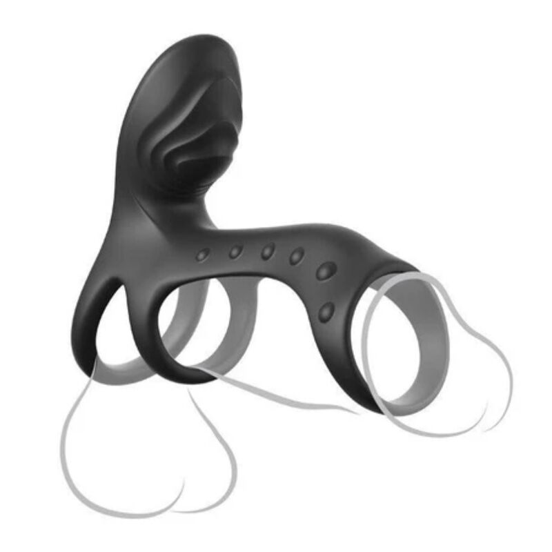 FANTASY C-RINGZ - GABBIA PER COPPIE DEFINITIVA, ANELLO VIBRANTE PER PENE PRO 19,5 CM - immagine 5