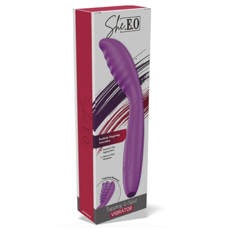 SHE.E.O - VIBRATORE VIOLA PER LA STIMOLAZIONE DEL PUNTO G - immagine 3