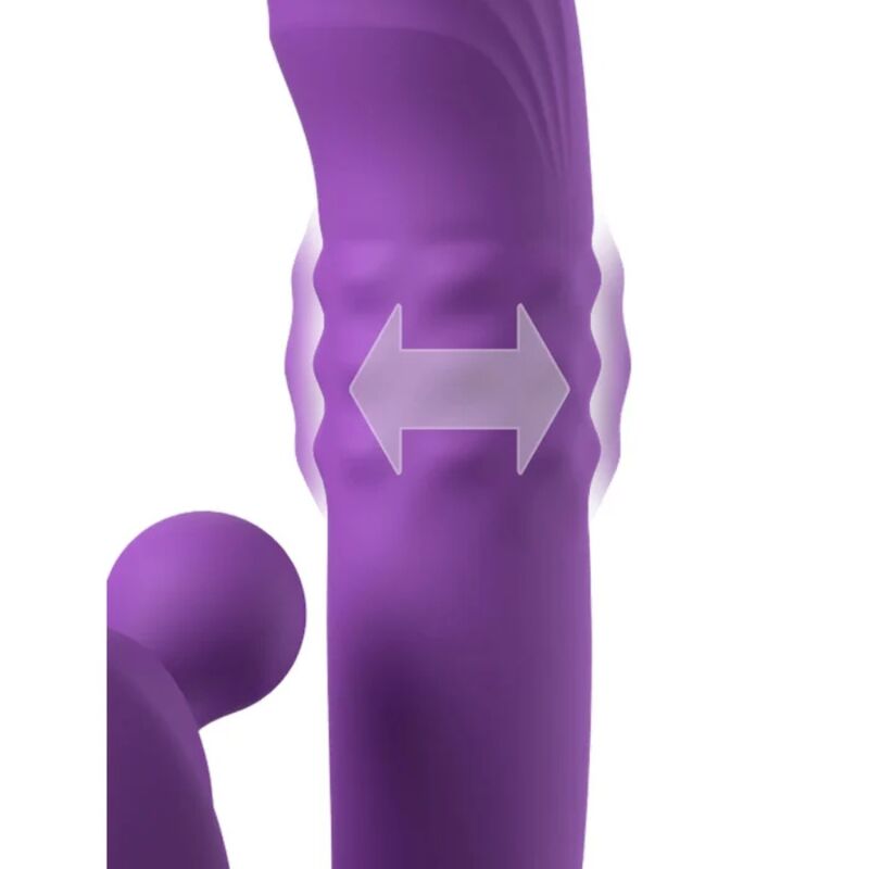FANTASY FOR HER - HARMONI PRO VIBRATORE A CONIGLIO VIOLA PER LA STIMOLAZIONE DEL PUNTO G E DEL CLITORIDE - immagine 4