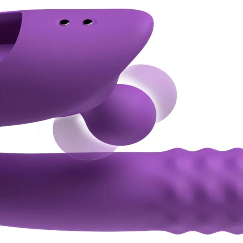 FANTASY FOR HER - HARMONI PRO VIBRATORE A CONIGLIO VIOLA PER LA STIMOLAZIONE DEL PUNTO G E DEL CLITORIDE - immagine 6