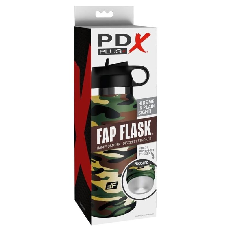 PDX PLUS - FAP FLASK HAPPY CAMPER MASTURBATORE DISCRETO CAMOUFLAGE - immagine 2