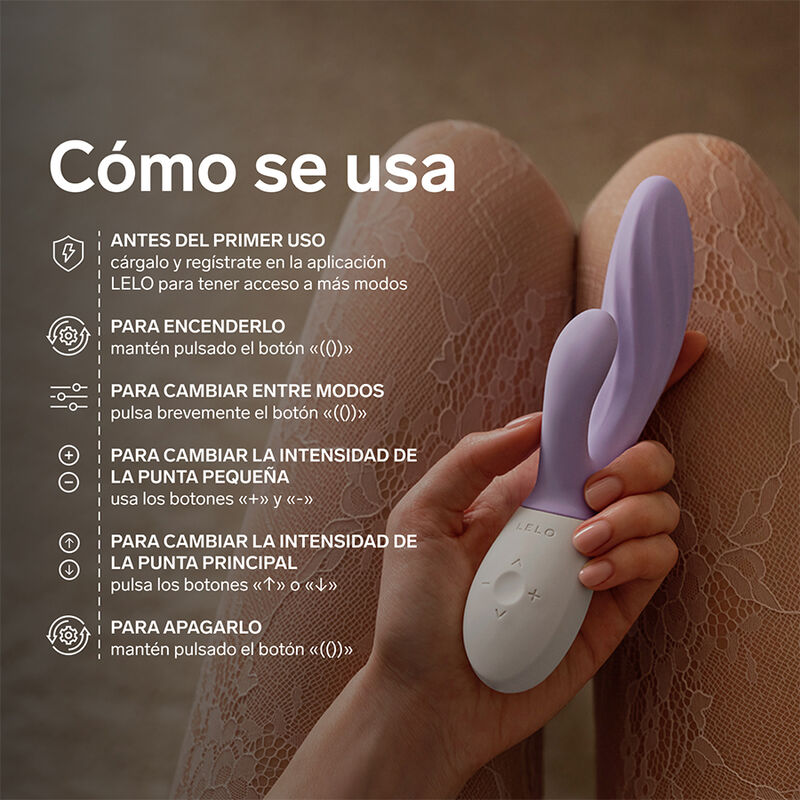 LELO - INA TWIST VIBRADOR RABBIT PUNTO G Y CLÍTORIS LAVANDA - immagine 10