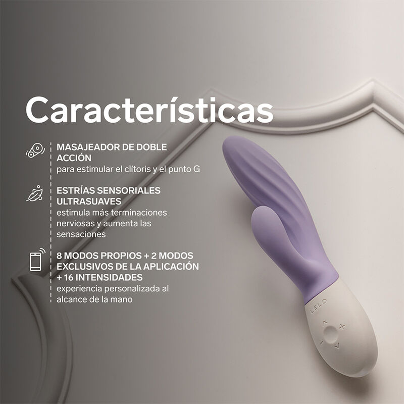 LELO - INA TWIST VIBRADOR RABBIT PUNTO G Y CLÍTORIS LAVANDA - immagine 4