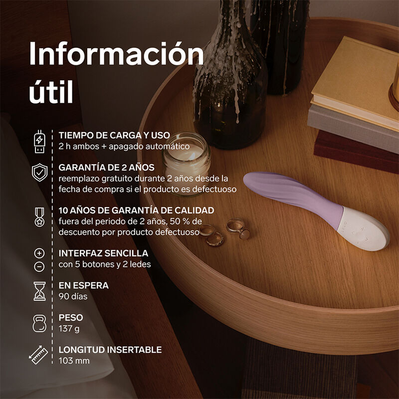 LELO - INA VIBRATORE A SPINTA RABBIT VIOLA - immagine 9