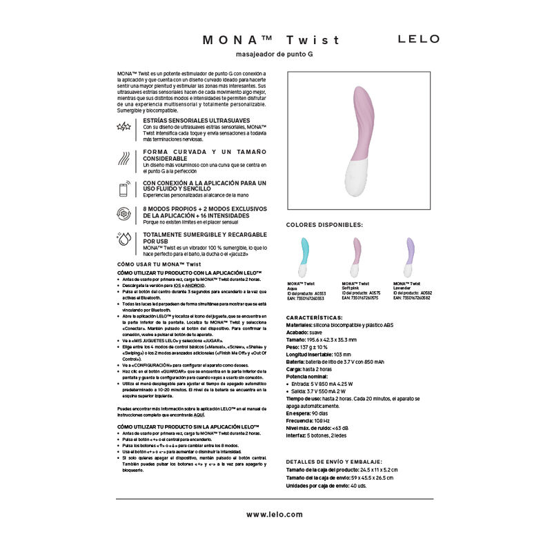 LELO - INA VIBRATORE A SPINTA RABBIT VIOLA - immagine 10